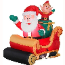 closeout inflatable santa