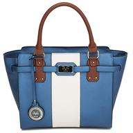 blue versace italia handbag 