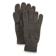 brown winter gloves 