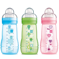 multi color baby bottles