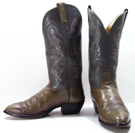 used green cowboy boots 