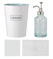 white french bathroom accessories 