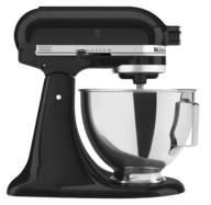 black kitchen aid mixer 