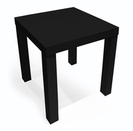 black night stand 