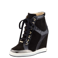 black sneaker wedge 