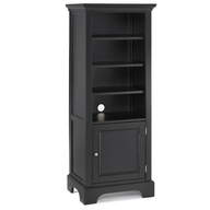 black tall wall unit