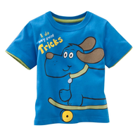 blue childrens shirt