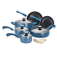 blueberry porcelain cookware set