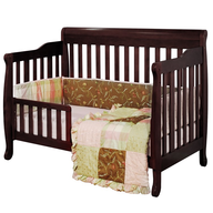 brown baby crib convertible 