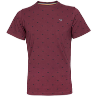 burgundy mens t shirt 