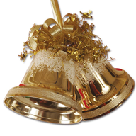 christmas gold bells