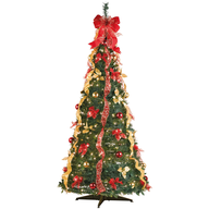 christmas trees decorated 