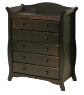 dark brown nursey dresser 