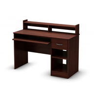 dark brown small office desk