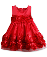 flower applique dress 