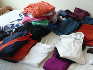 folded clothes