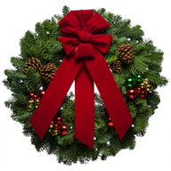 fresh forest wreath 