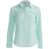 green collared shirt