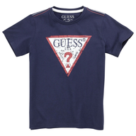 guess blue navy shirt 