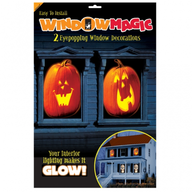 halloween window decor