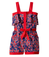 kids red blue romper