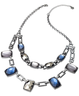 link stone necklace 