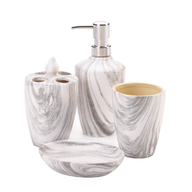 marble bathroom accessories set 