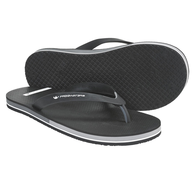 mens black flipflops