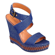 nine west blue jean wedges