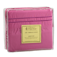 pink bed sheet four pc set