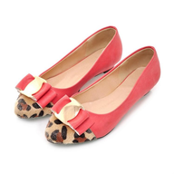 pink cheetah flats