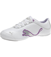 puma womens white purple