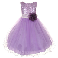 purple childrens dress