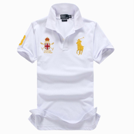 ralph lauren mens white gold polo 