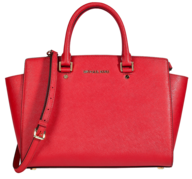 red michael kors handbag