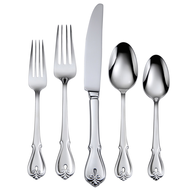 silver silverware set 