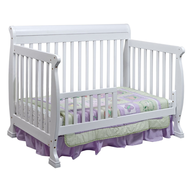 white baby crib 