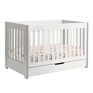 white crib set